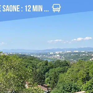 Le Calme - Design - Vue Panoramique Sur La Saone Appartement Caluire-et-Cuire